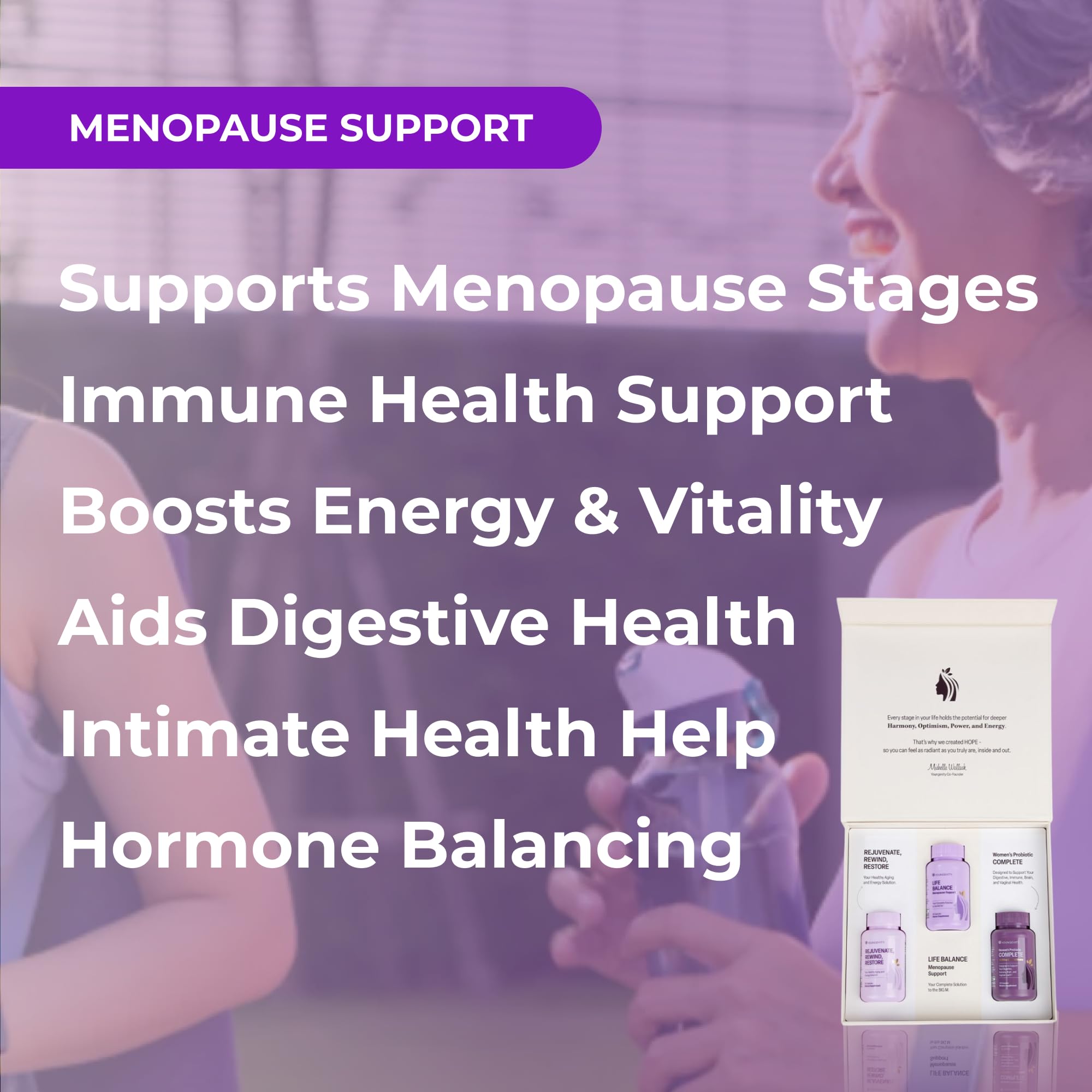 Youngevity Midlife Wellness for Women 40+—energy and balance through transitions.