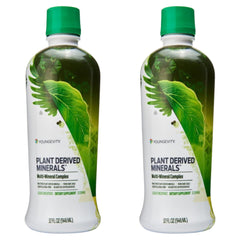 Youngevity Plant Derived Liquid Minerals bottle promoting daily mineral balance