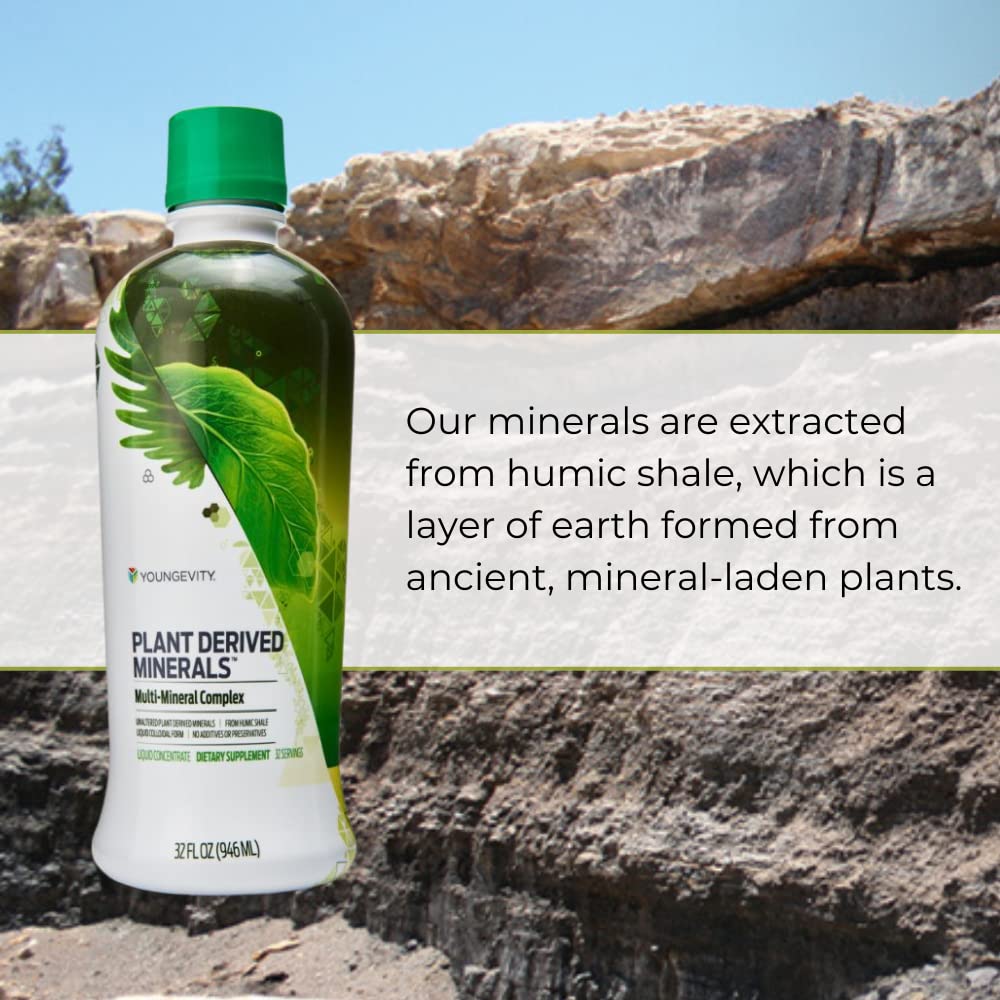 Youngevity Plant Derived Minerals measuring dropper in use