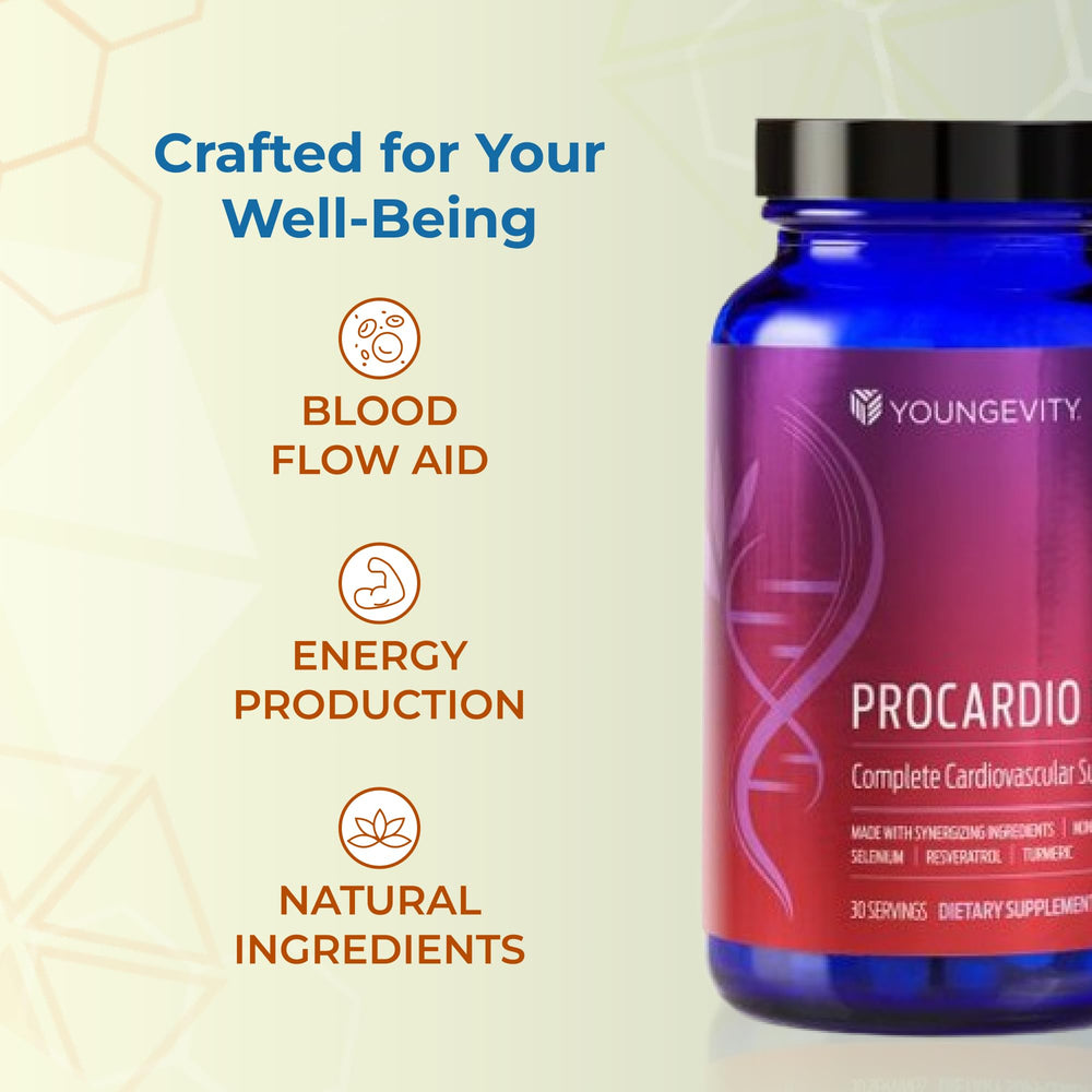 Youngevity ProCardio FX dispensed capsule shows serving size clearly
