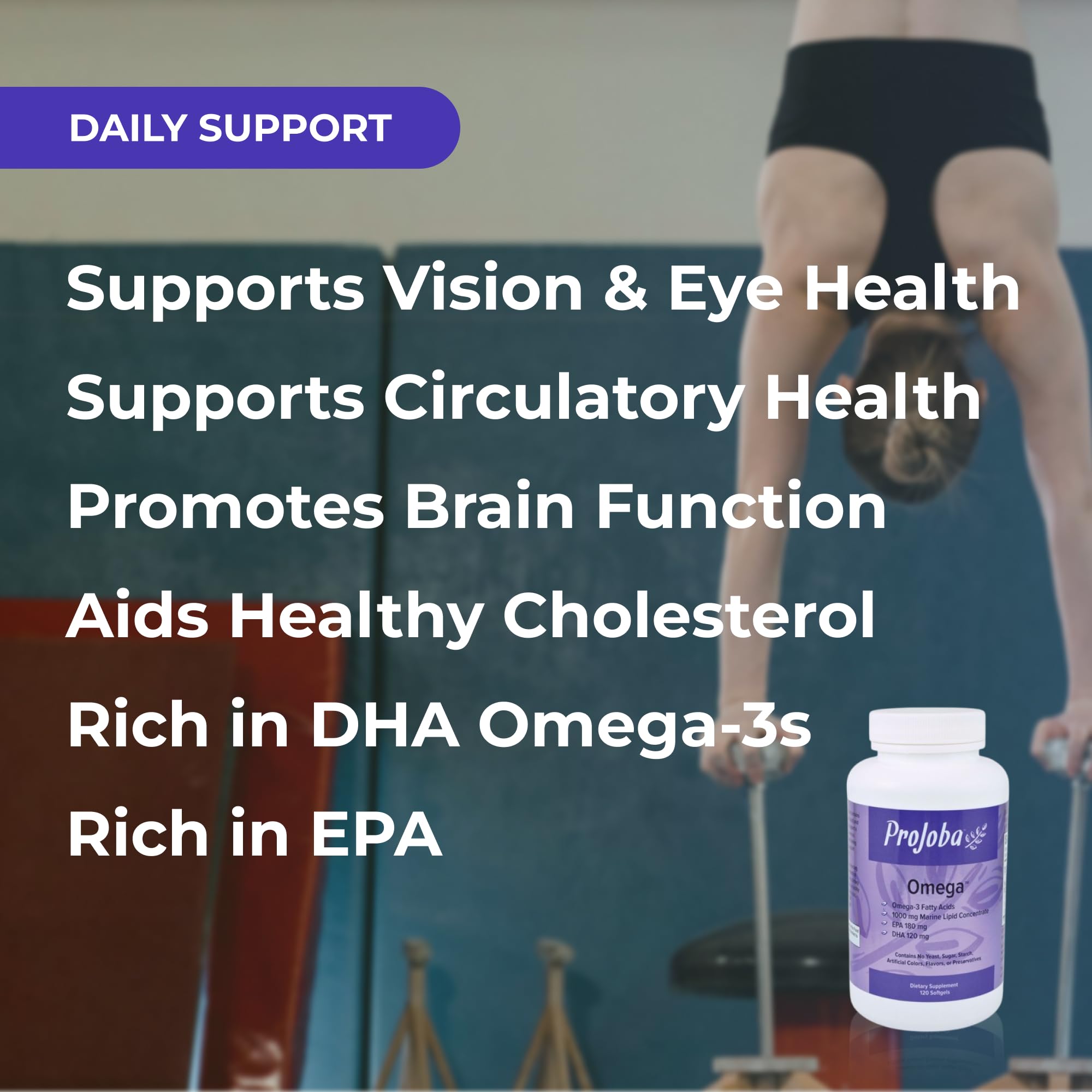 Youngevity Projoba Omega nutrition facts highlight EPA and DHA counts