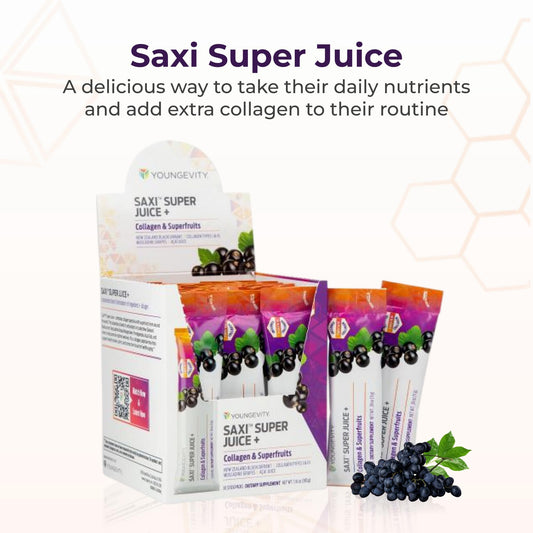 Youngevity SaXi stick pack ready for on-the-go hydration and antioxidants