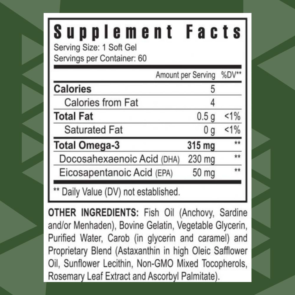 Youngevity S.M.A.R.T. FX soft gels close-up highlighting DHA and EPA benefits.