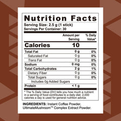 Packaging back shows vegan and allergen-free notes for Youngevity Ganoderma coffee sticks