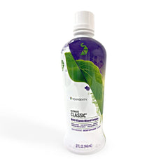 Youngevity Ultimate Classic bottle label showing nutrients for daily use