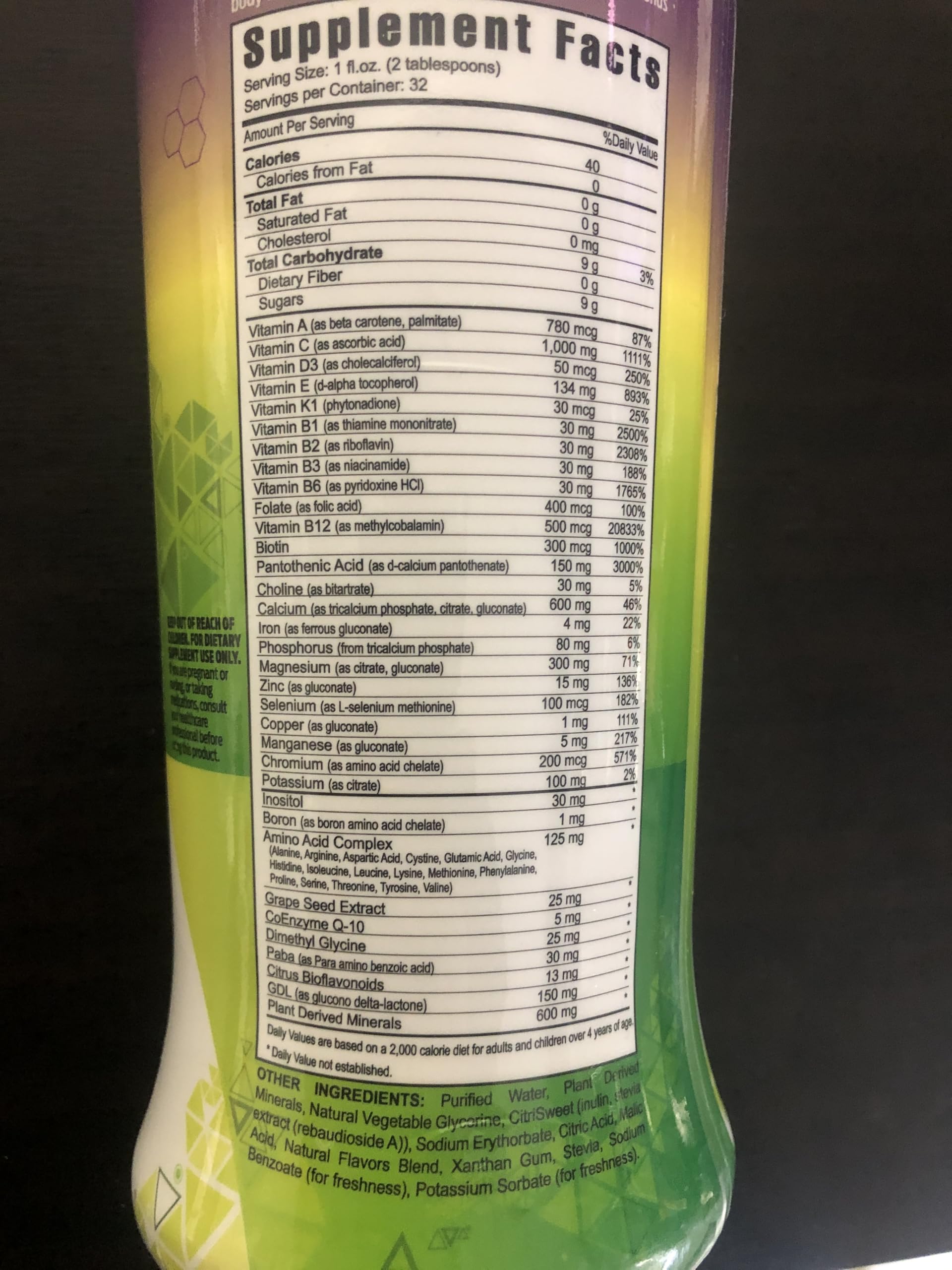 Youngevity Ultimate Classic visual bottle with glass suggests premium liquid formula