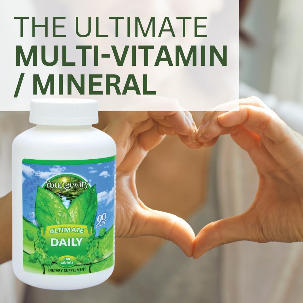 Youngevity Ultimate Daily Mega ingredients label for informed daily nutrition
