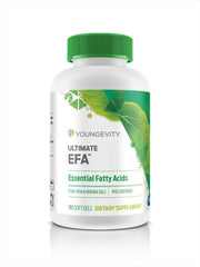 Youngevity Ultimate EFA bottle front, premium omega supplement for daily wellness.