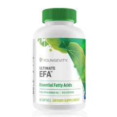 Youngevity Ultimate EFA bottle with soft gels for daily omega intake
