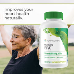 Youngevity Ultimate EFA IFOS certification seal indicating third-party quality.