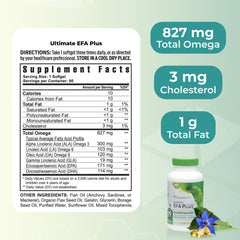 Youngevity Ultimate EFA Plus bottle with label highlighting 6-in-1 fatty acids