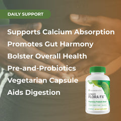 Youngevity Ultimate Flora FX ingredient close-up with Glucono Delta Lactone.