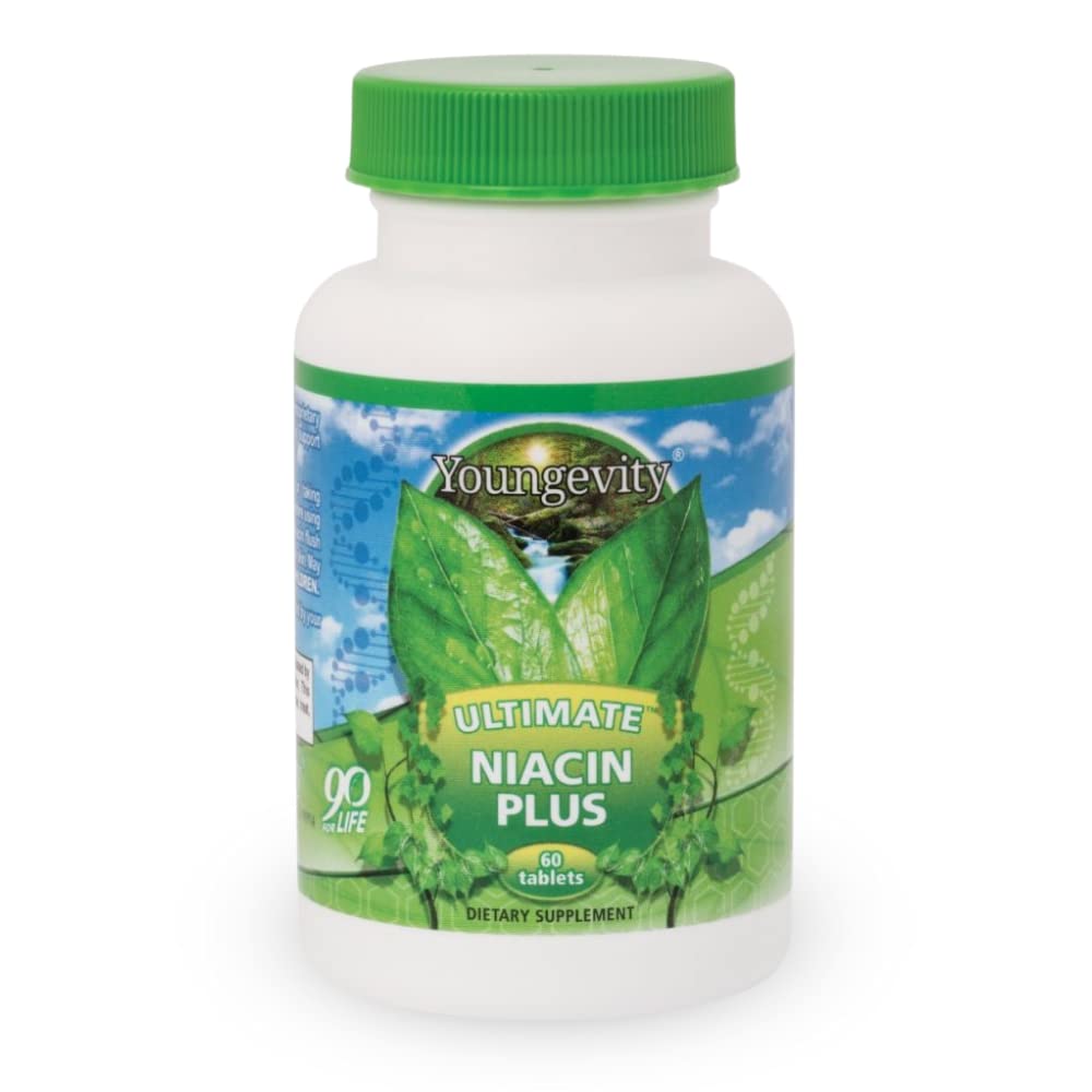 Youngevity Ultimate Niacin Plus bottle for daily use.