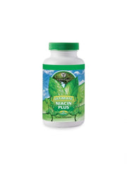 Packaging and label of Youngevity Ultimate Niacin Plus with product details.