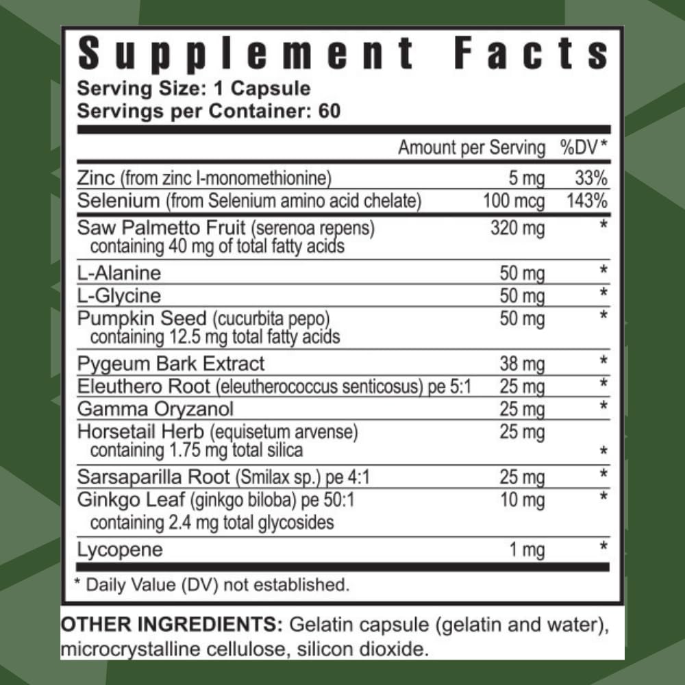 Capsules close-up, ready for daily use toward urinary comfort.
