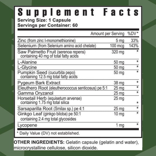 Capsules close-up, ready for daily use toward urinary comfort.