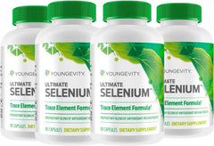 Youngevity Ultimate Selenium four-bottle display for ongoing wellness