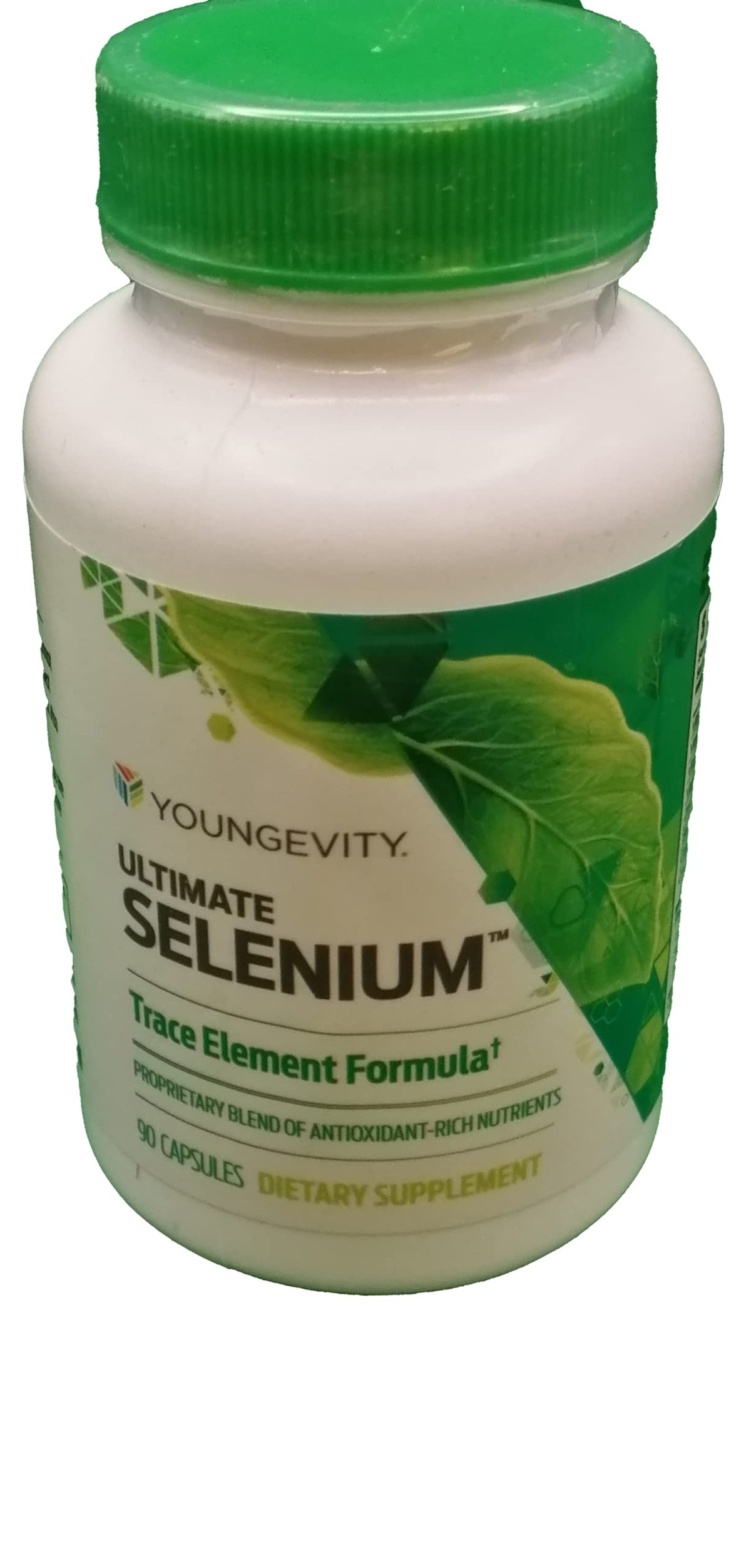 Youngevity Ultimate Selenium bottle view with cofactors for potential immune support