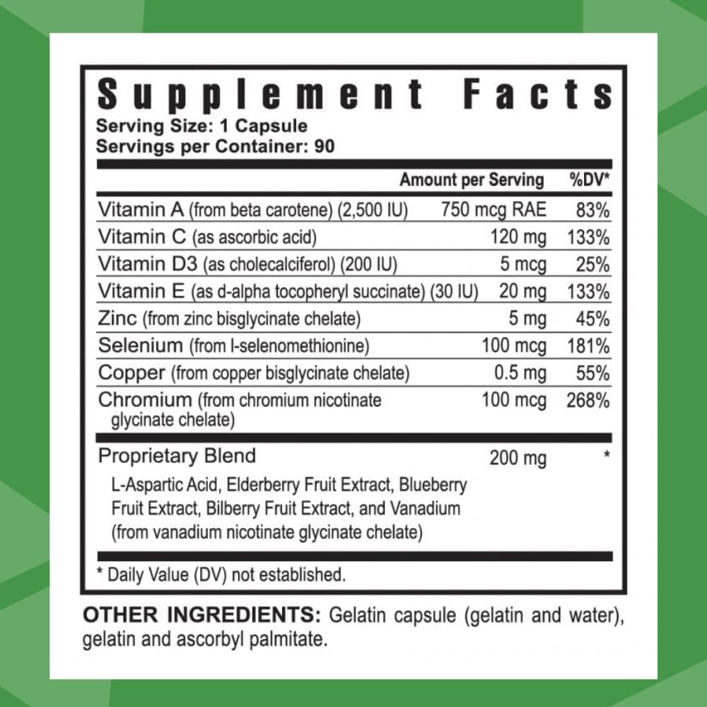 Youngevity Ultimate Selenium capsules close-up showing 100 mcg per capsule