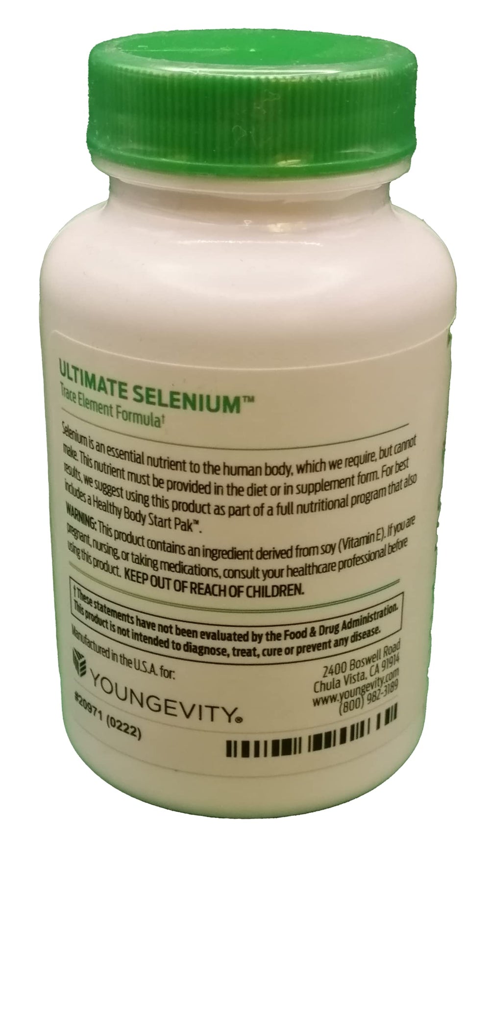 Illustration of the cofactors blend in Youngevity Selenium for enhanced utilization