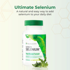 Youngevity Ultimate Selenium Cofactors capsules show easy-to-swallow antioxidant defense.