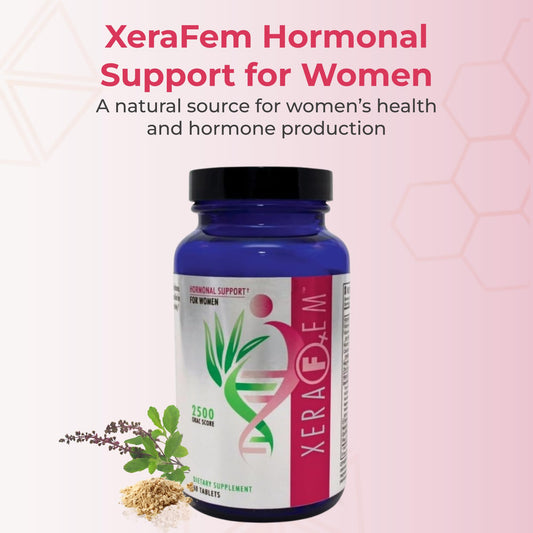 Youngevity XeraFem bottle label with ingredient highlights for immune health