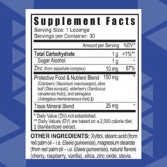 Youngevity Zinc Fx chewable tablet on a bright surface, easy and tasty immune-friendly nourishment.
