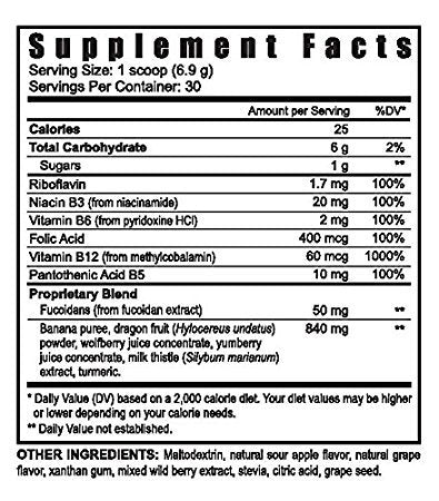 Youngevity ZRadical powder dosing scene highlighting convenient use for joint and neurological support.
