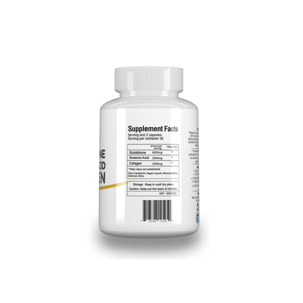 Young Plus 60-capsule bottle on packaging background.