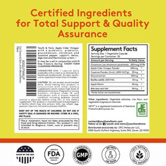 CandEase DE111 probiotic content supporting intestinal flora.