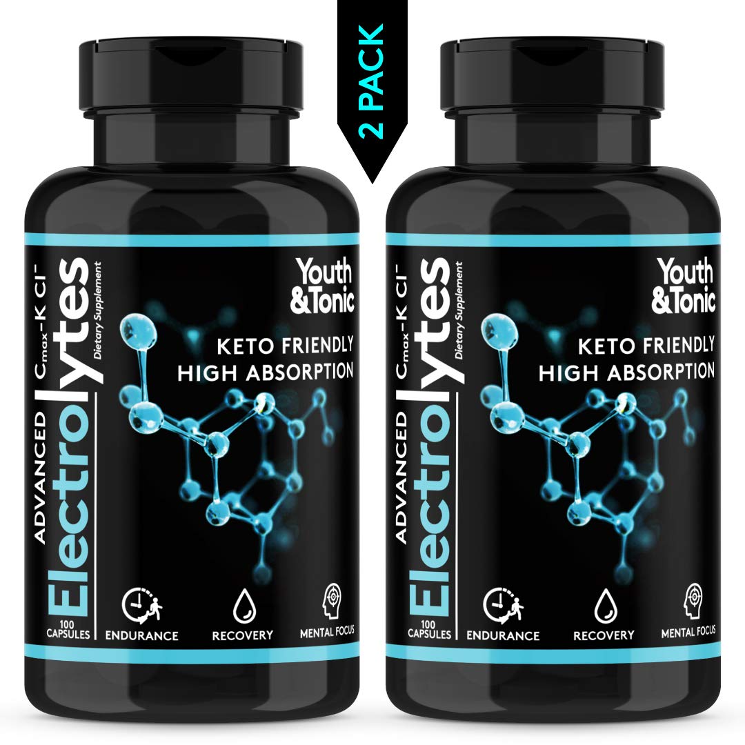 Youth & Tonic electrolyte capsules packaging on shelf for quick hydration