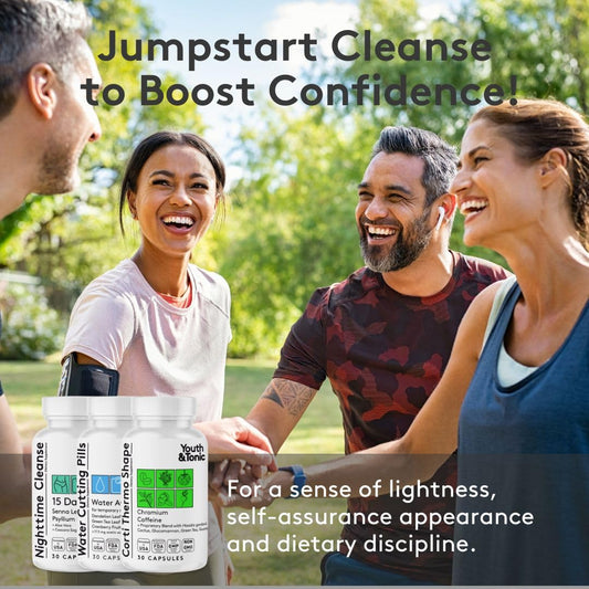 Youth & Tonic CortiThermo capsules close-up for energy and metabolism support.
