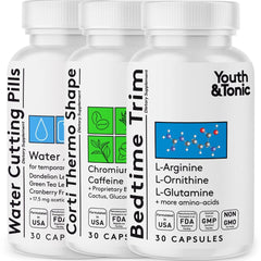 Youth & Tonic Lean Sculpt bottle with capsules for daily energy support
