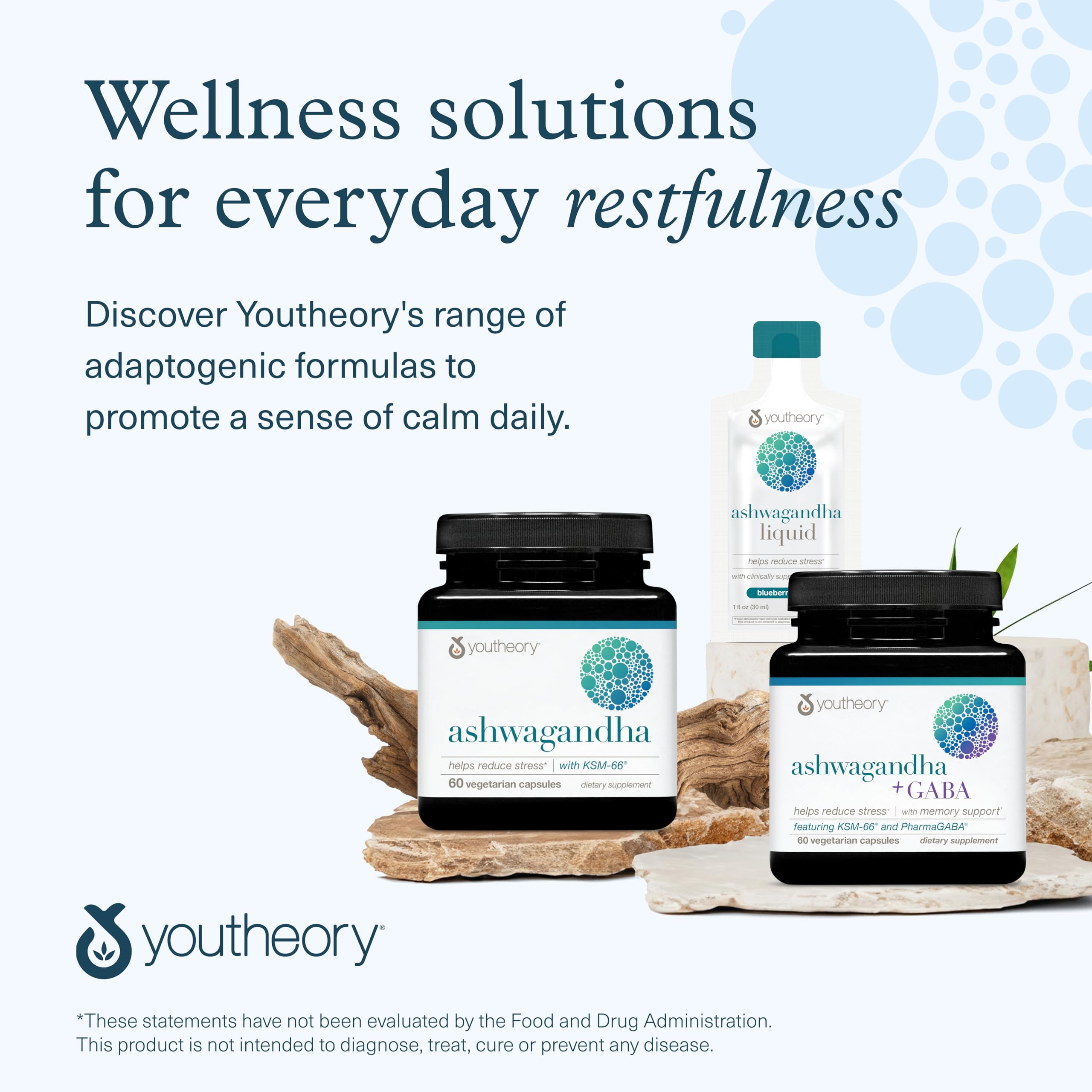 Lifestyle scene with morning routine featuring Youtheory Ashwagandha for energy balance.