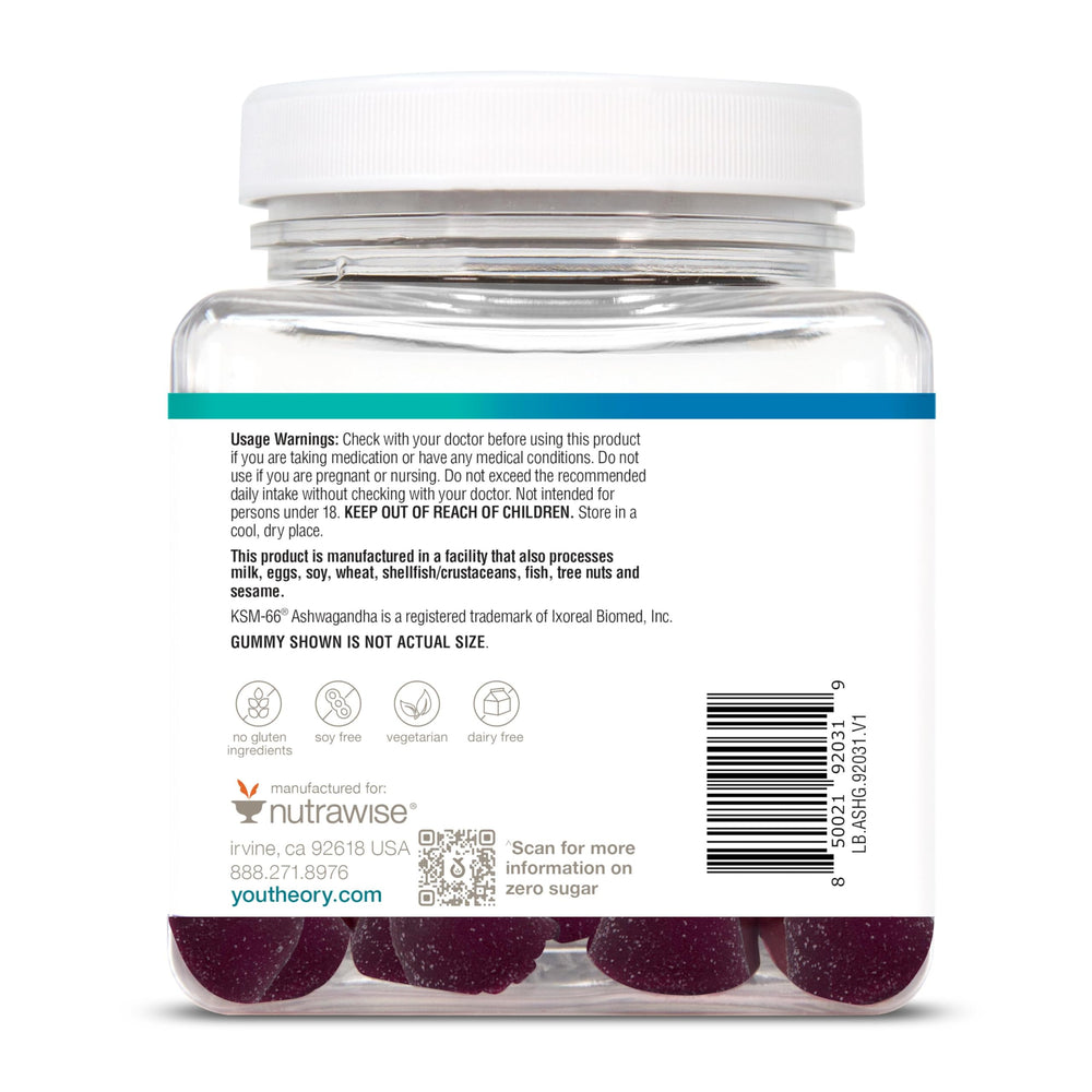 Packaging box showcases vegan, low-sugar formula and quality manufacturing