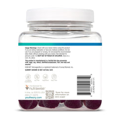 Packaging box showcases vegan, low-sugar formula and quality manufacturing