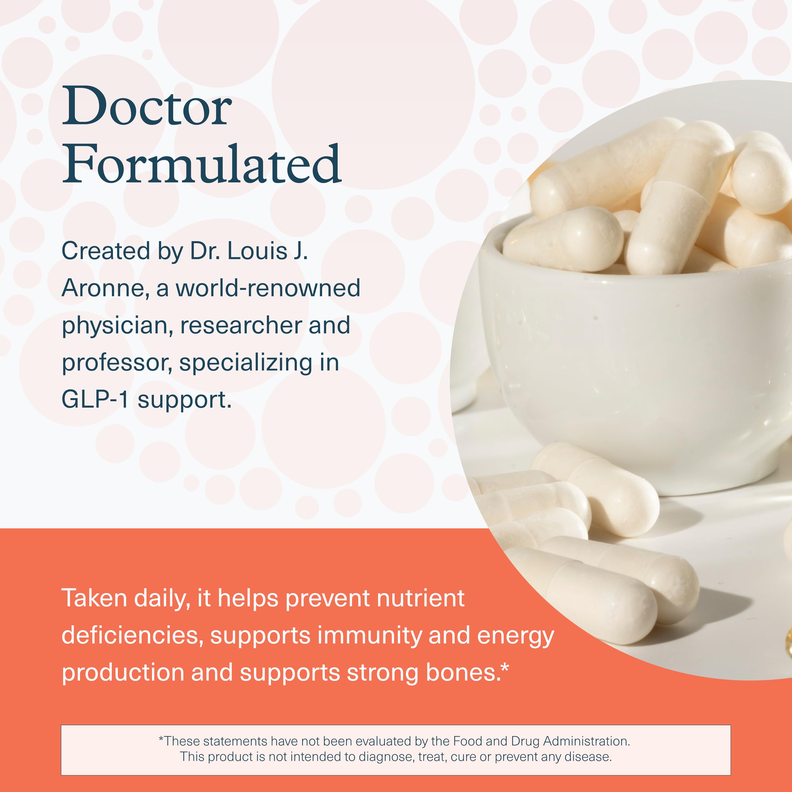 Youtheory bottle label emphasizes immune and bone support ingredients