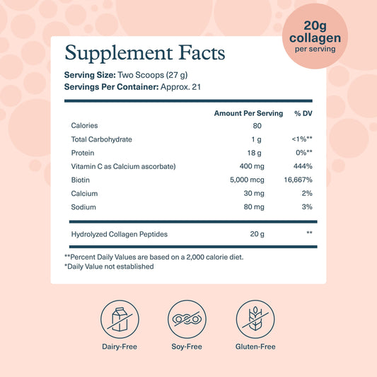 Scoop of Youtheory collagen powder with chocolate mix for easy daily servings