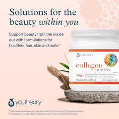 Youtheory collagen powder unflavored; versatile daily supplement