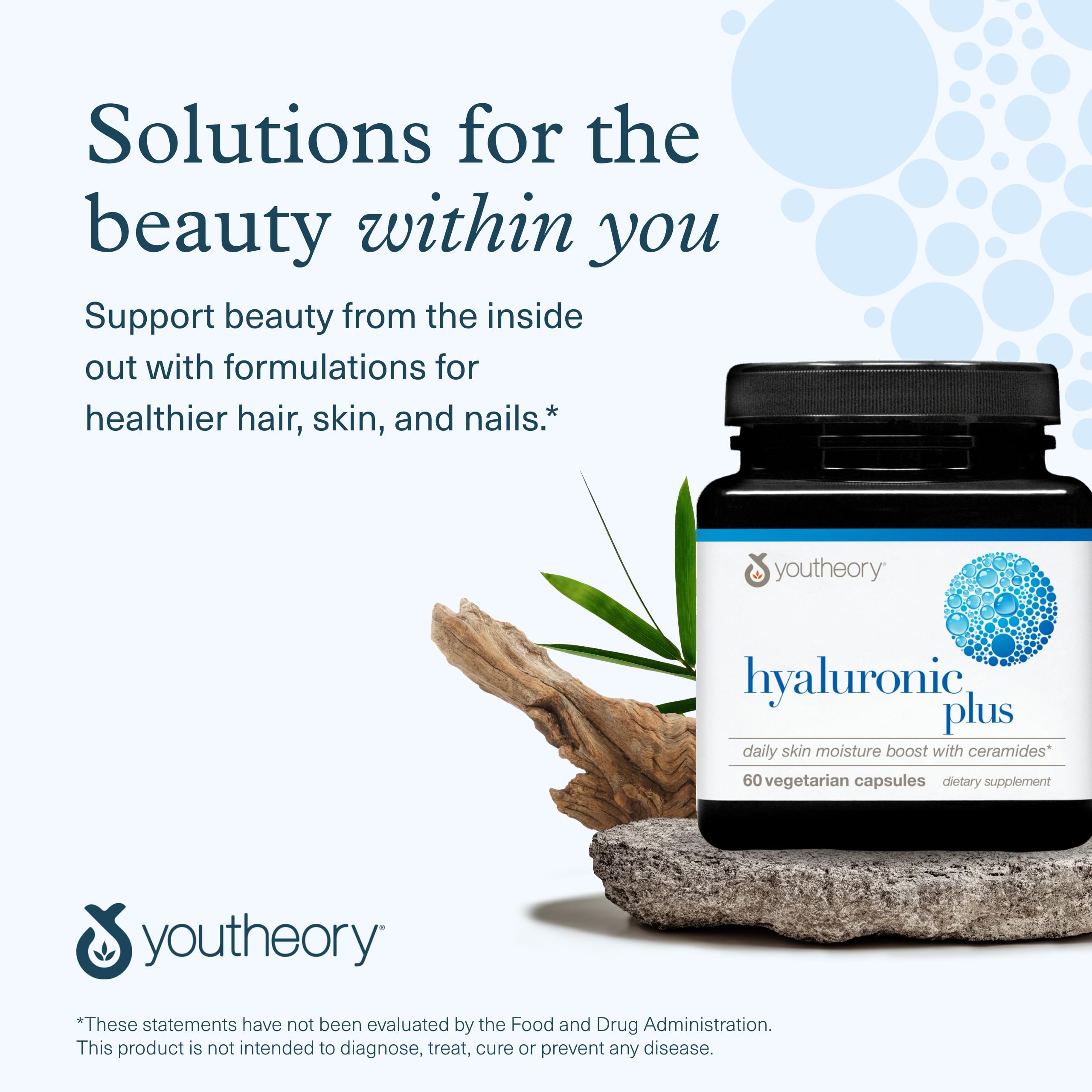 Youtheory Hyaluronic Plus daily-use scene inviting a steady skincare routine.