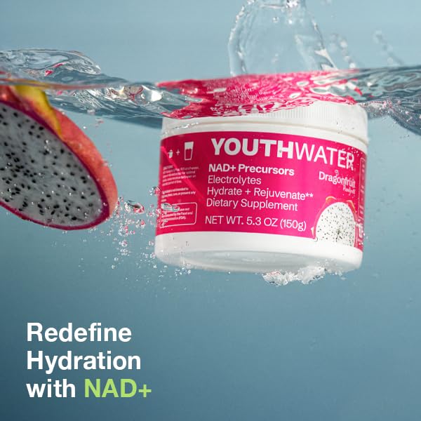 Dragonfruit YOUTHWATER recipe idea for workouts and travel hydration