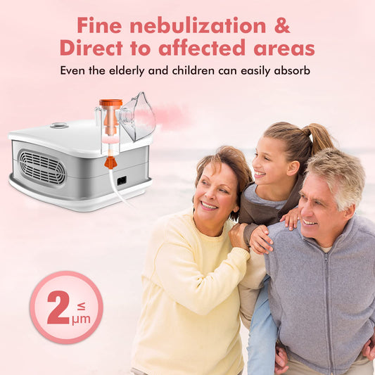 YOUXTU nebulizer cup and tube setup, easy assembly for daily at-home use