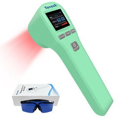 Yoveck red light therapy device front view for targeted relief