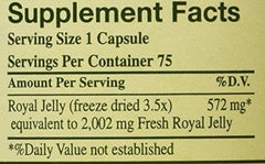 YS Eco Bee Farms freeze-dried royal jelly packaging highlighting freshness.