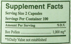 YS Organics Bee Pollen packaging on shelf highlighting natural immune support potential.