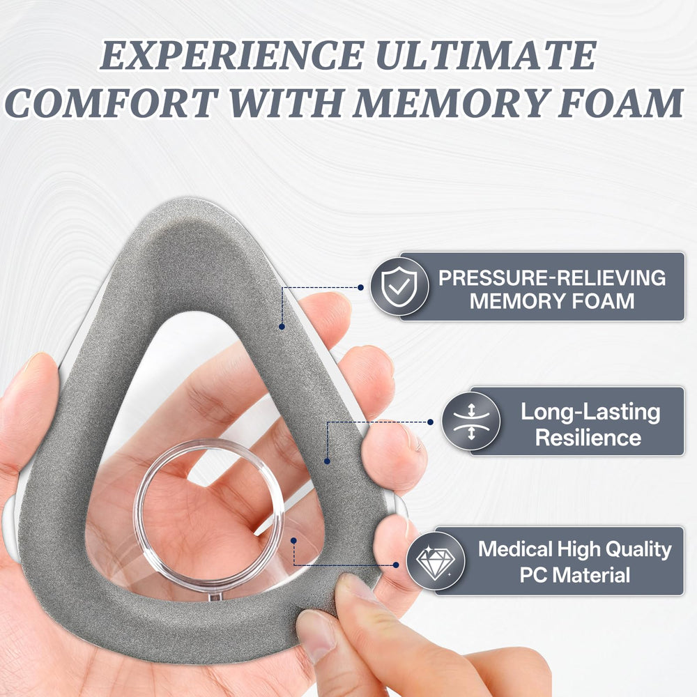 YSSKTC AirTouch F20 cushion provides flexible fit for a reliable seal.