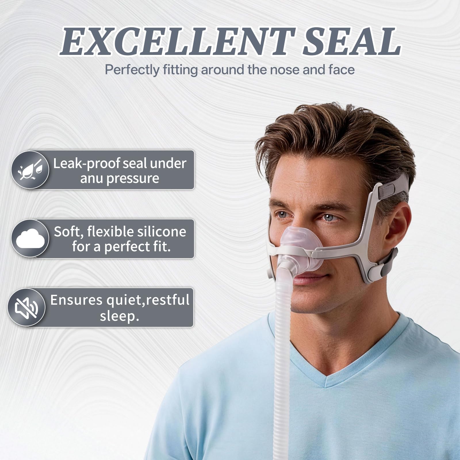 YSSKTC easy-clean nasal cushion for AirFit N20 replacement