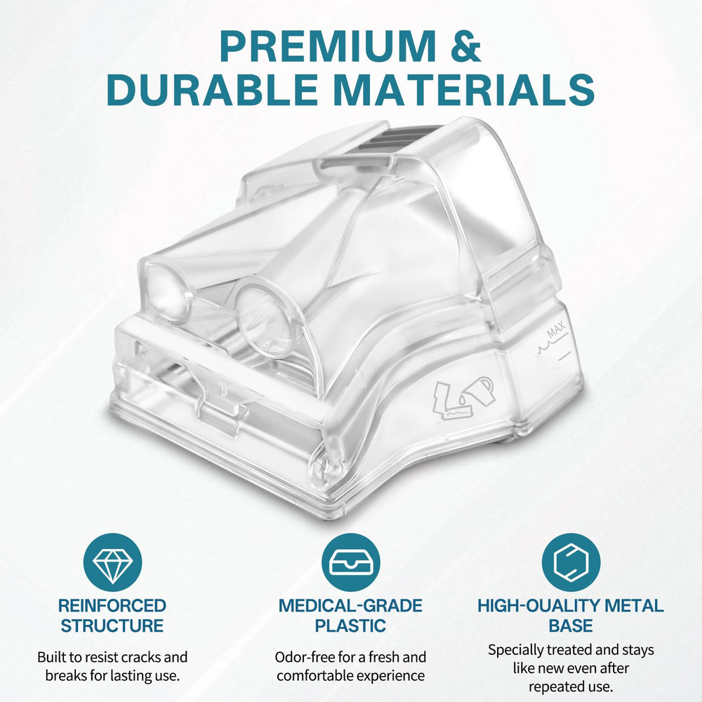 Durable, leak-resistant water chamber supports reliable nightly therapy.