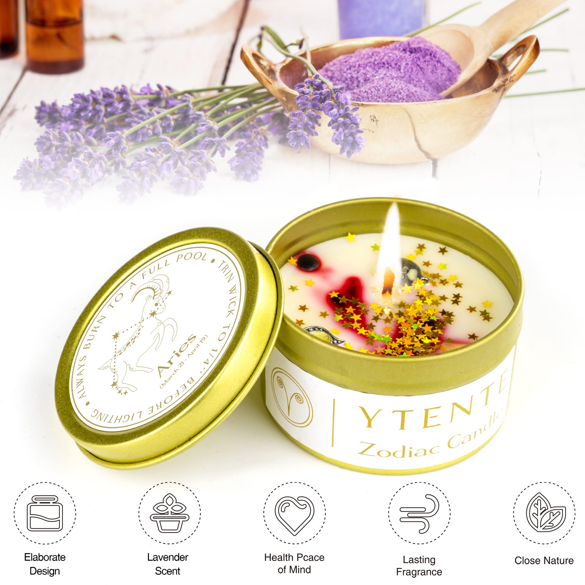 YTENTE deluxe Aries gift box enhances the unboxing with zodiac presentation