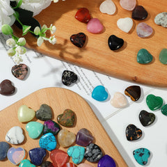 Yuanan heart crystal compact pack fits pockets and bags.